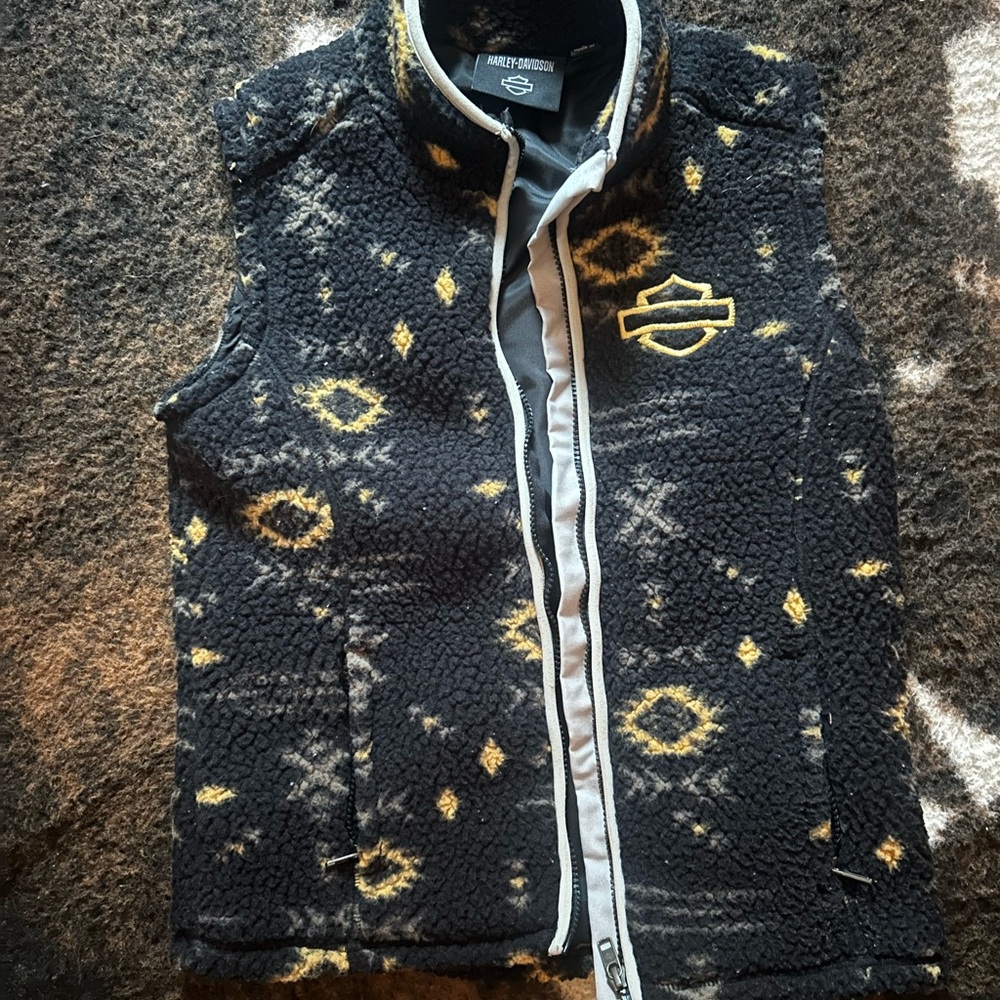 Harley-Davidson Black Fleece Aztec Vest